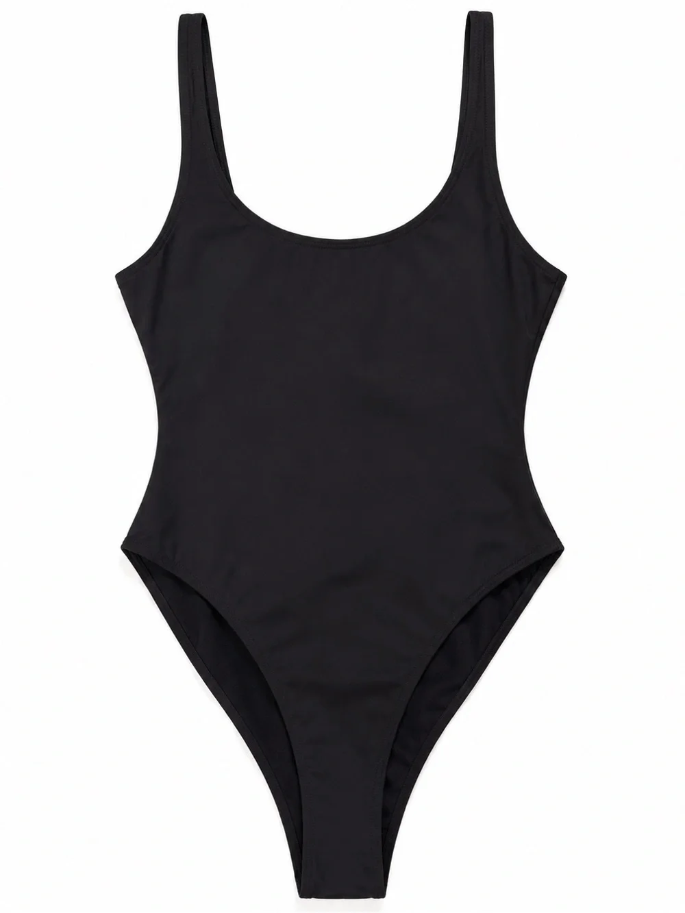 SKIMS Black Scoop-Neck Onyx One-Piece Swimsuit 🩱 Size XL Never Worn!!!